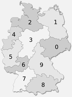 Wählen Sie Ihre PLZ-Gebiet aus.